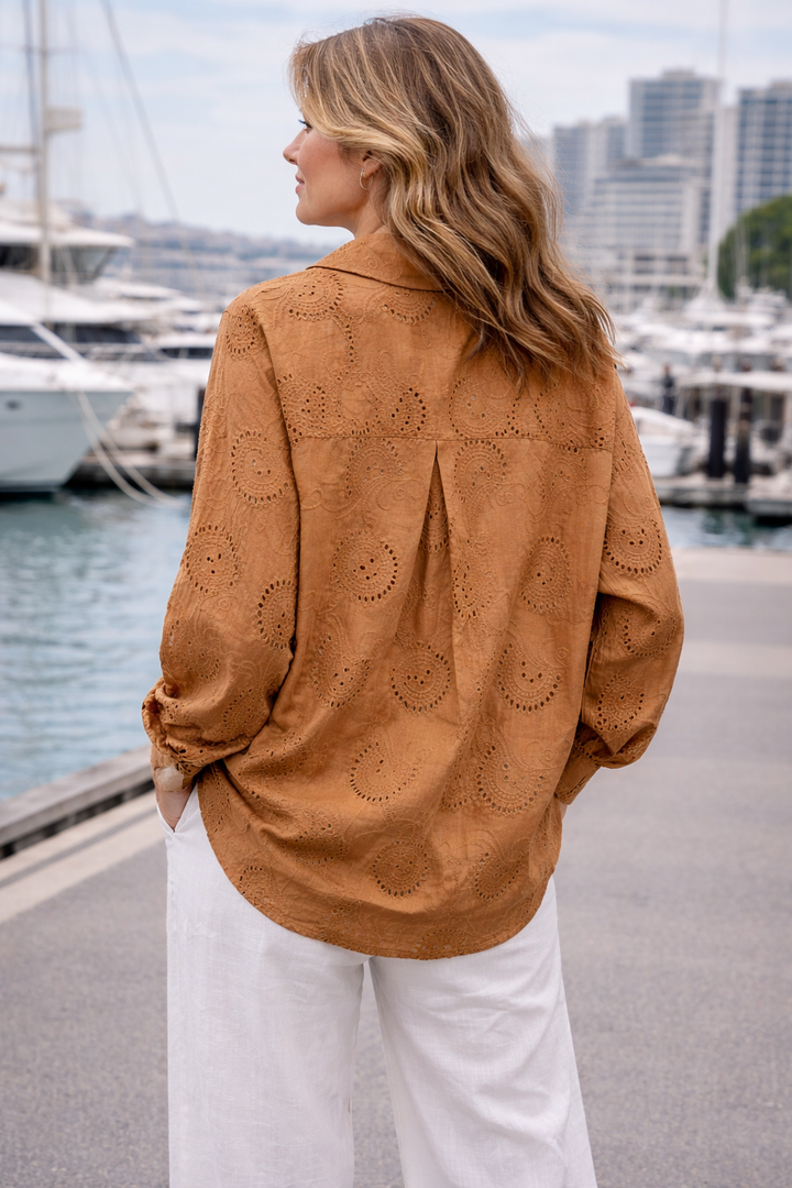 Pamina Paisley Shirt Toffee