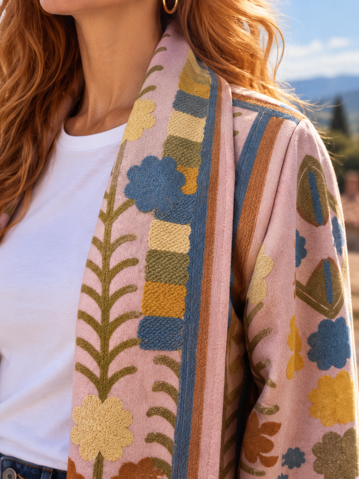 Bohemian Horizon Jacket Blush