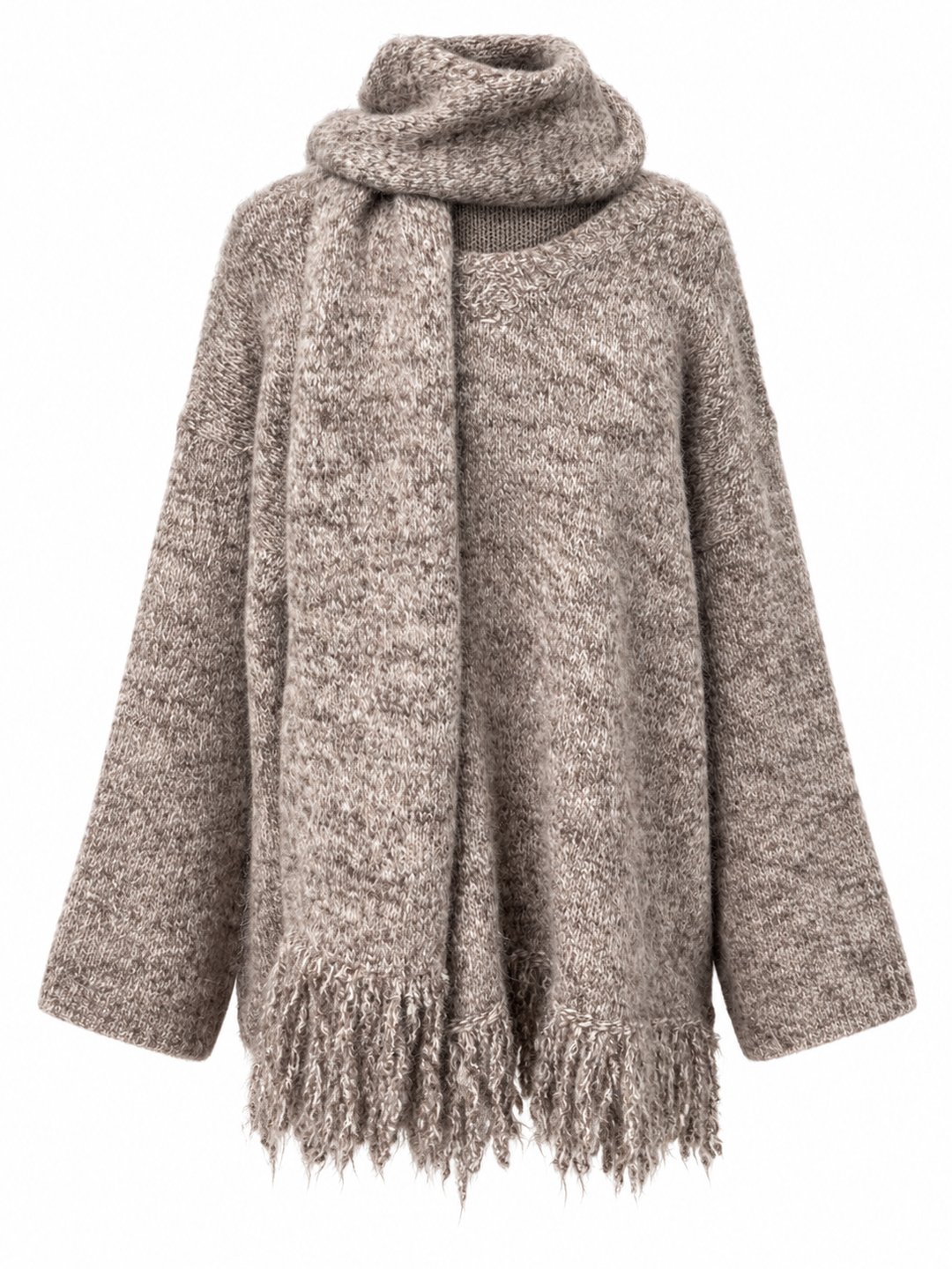 Robyn Scarf & Jumper Set Cappuccino