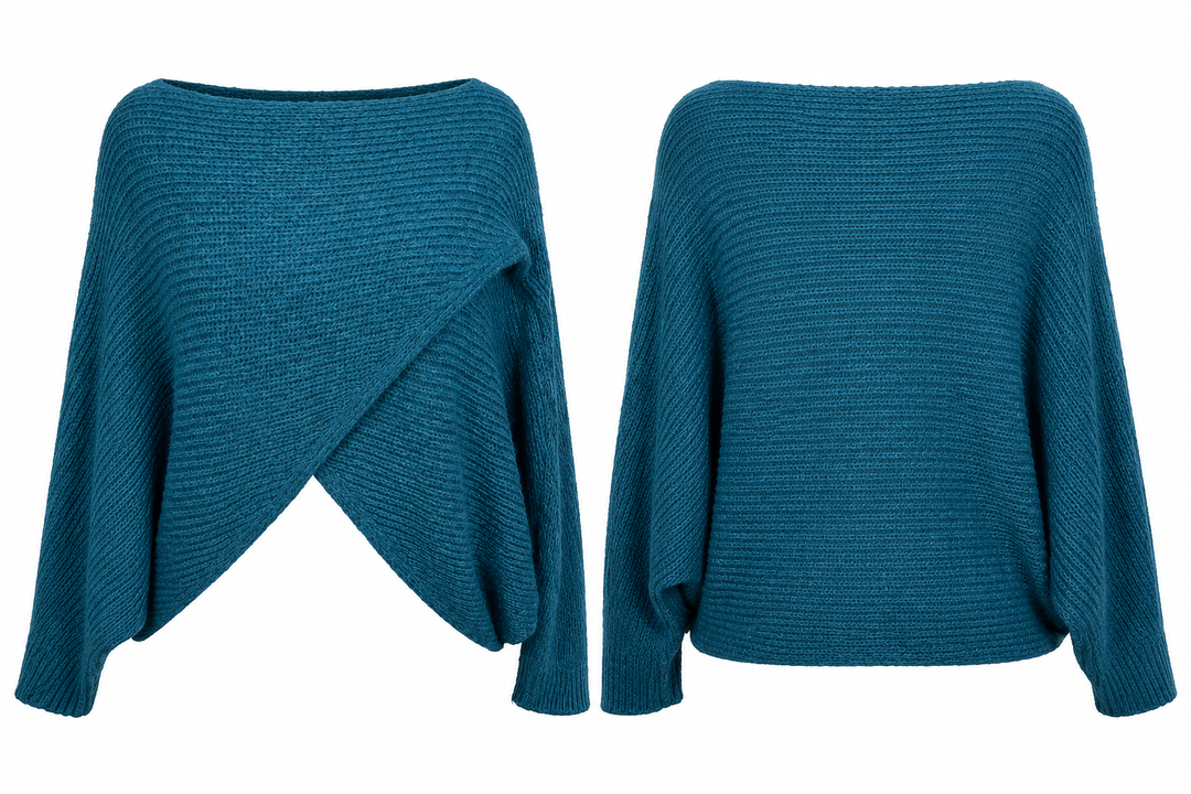 Cody Cross Layering Top Teal