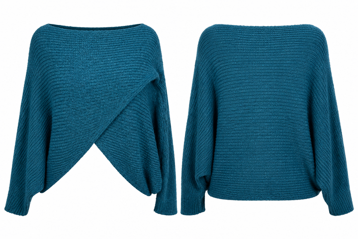Cody Cross Layering Top Teal