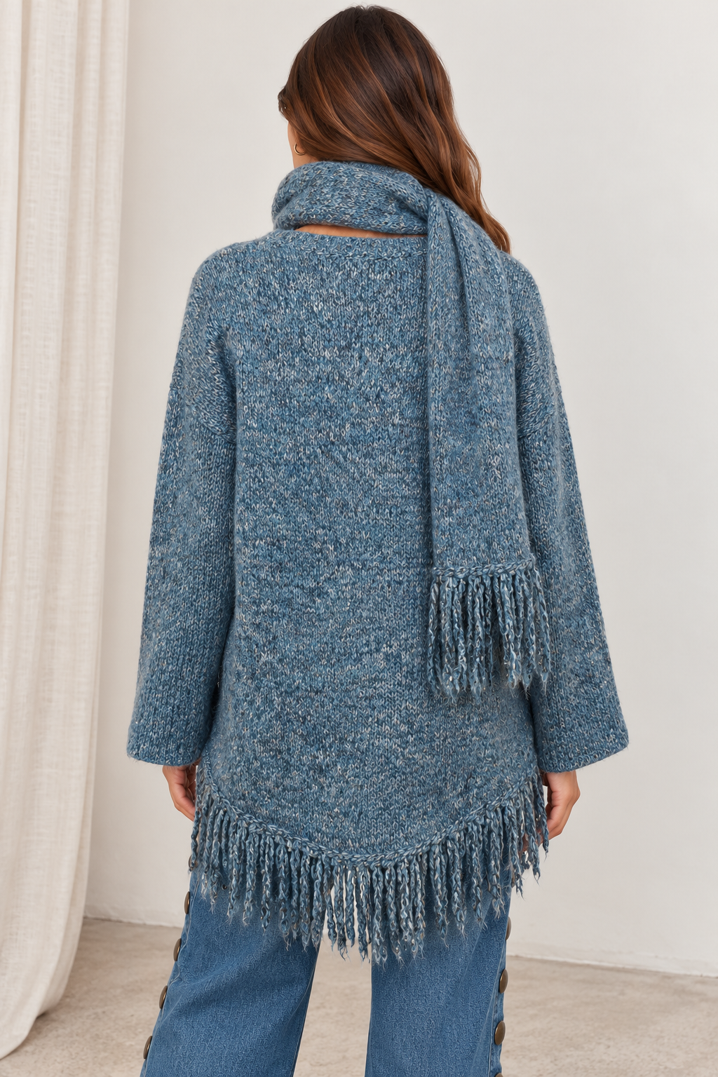 Robyn Scarf & Jumper Set Duck Egg