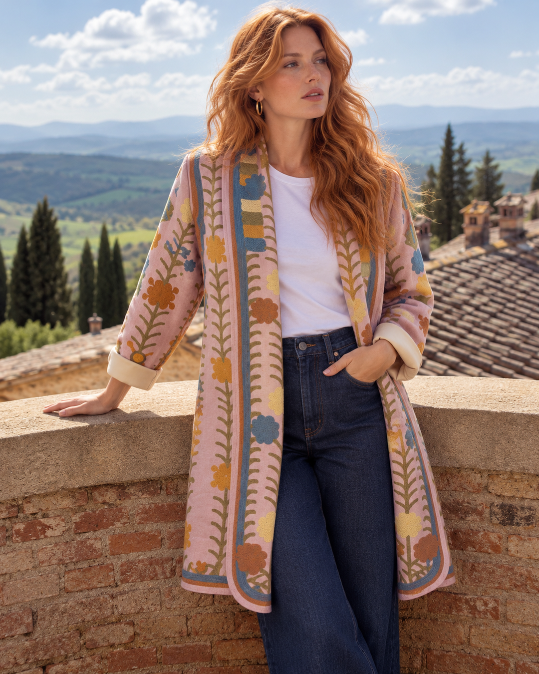 Bohemian Horizon Jacket Blush