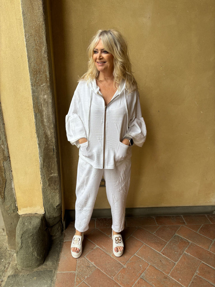 Bexley Bell Sleeve Jacket White
