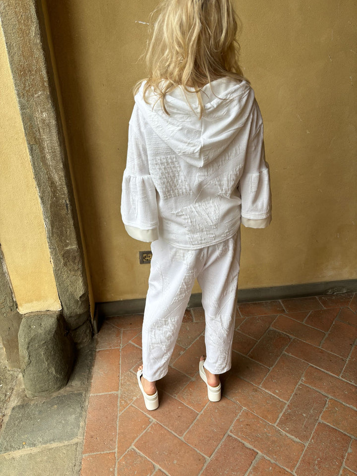 Bexley Bell Sleeve Jacket White