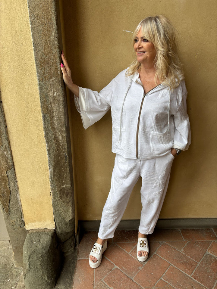 Bexley Bell Sleeve Jacket White