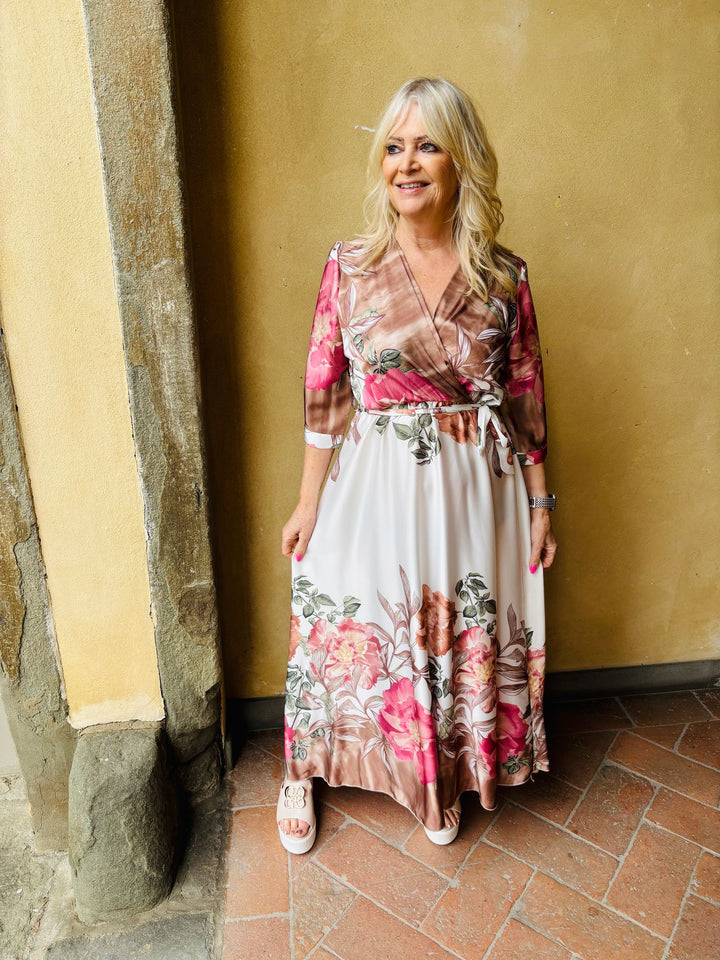 Nicole Floral Dress Pink