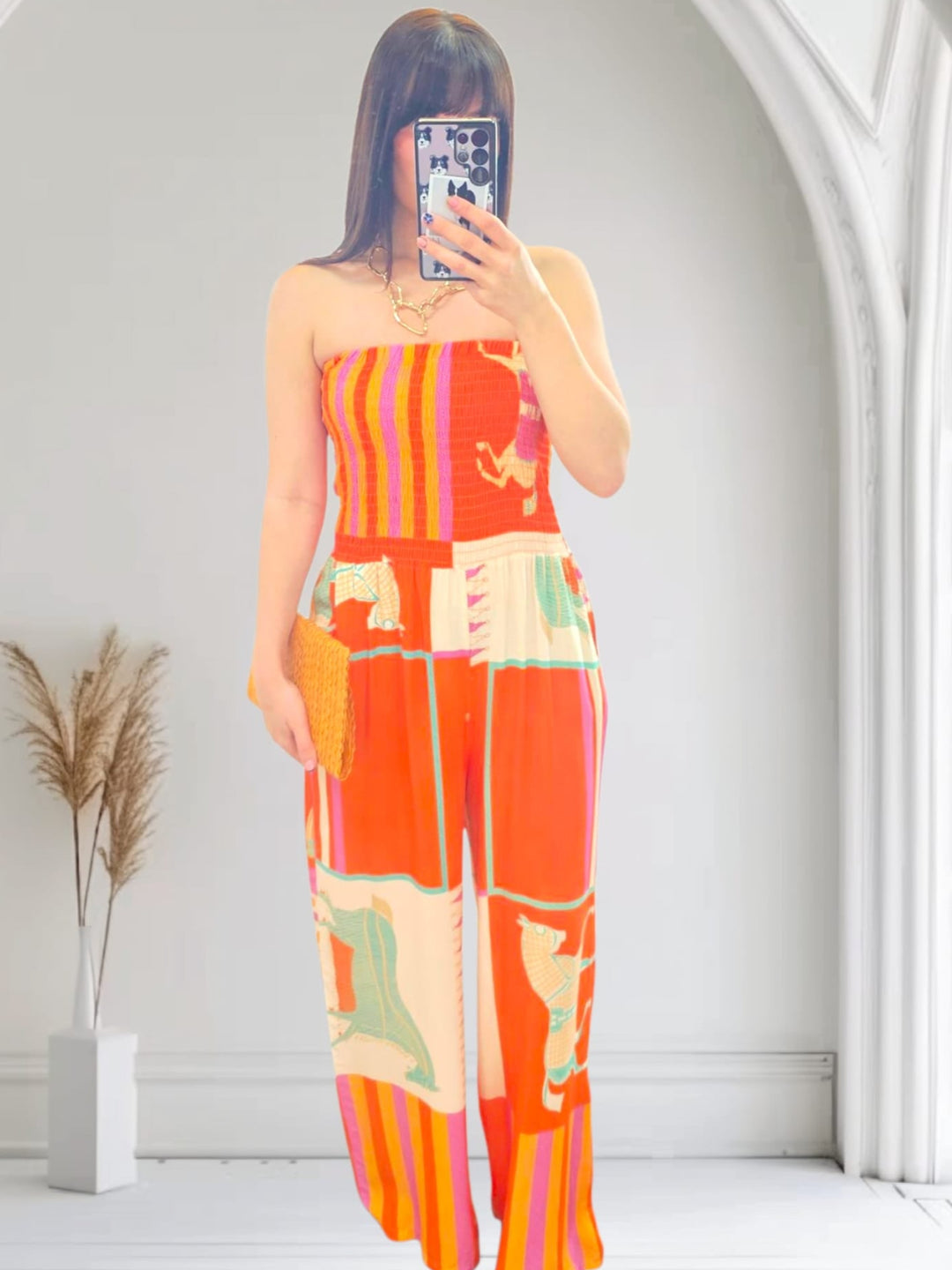 Calypso Jumpsuit Orange