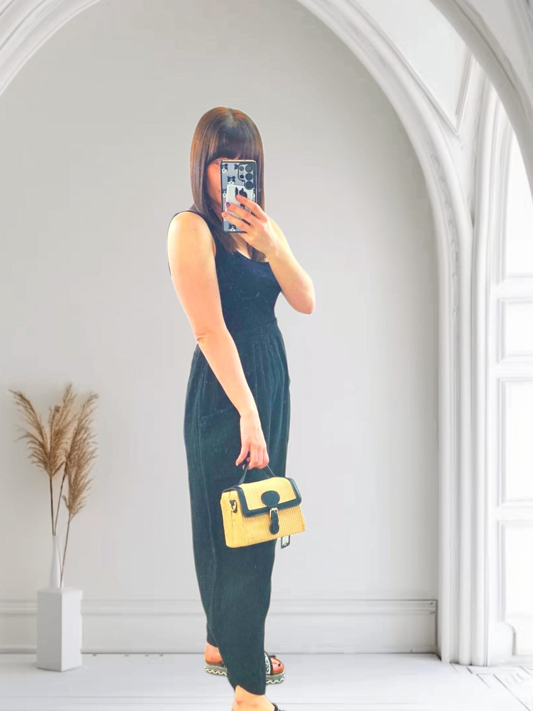 Frankie Tulip Trouser Black