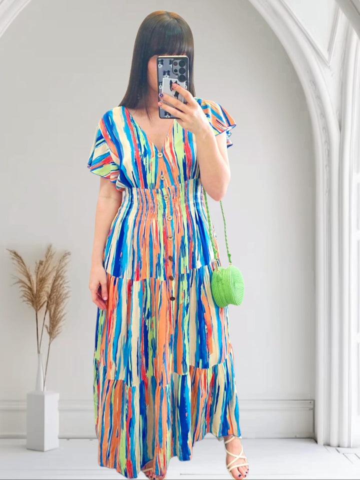 Bodhi Brush Stroke Dress