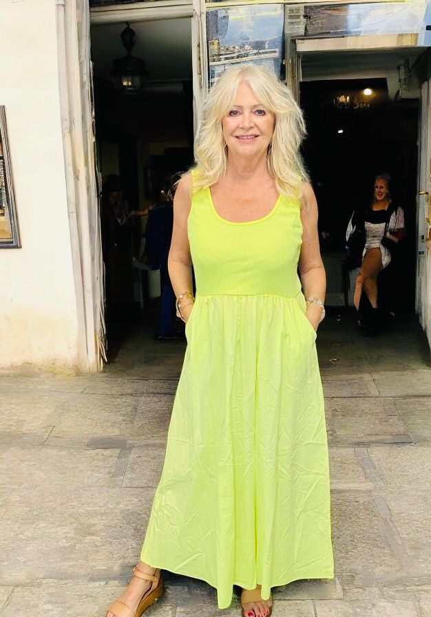 Venus Dress Neon Lemon