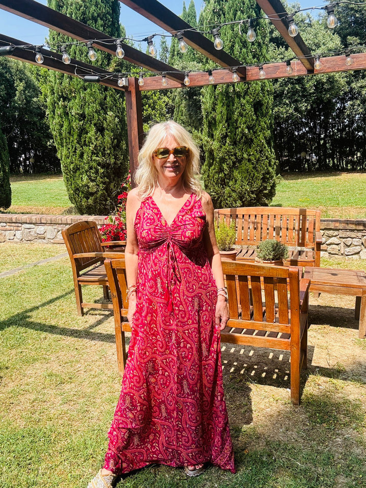 Zyana Maxi Dress Claret