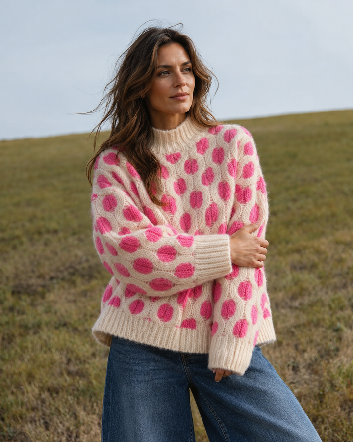 Salina Spot Jumper Pink