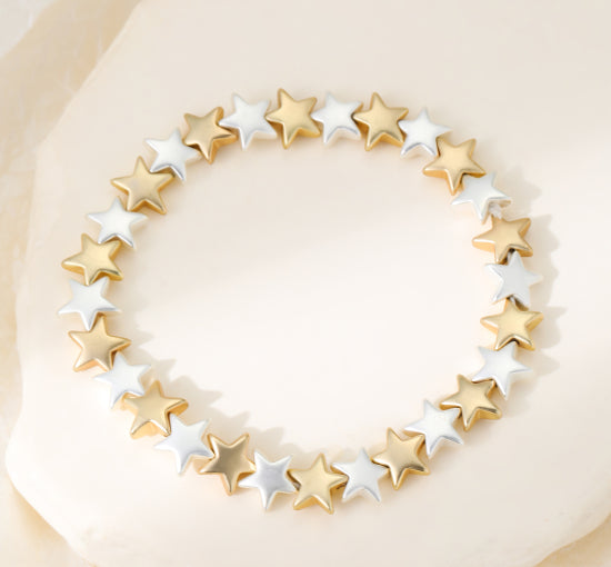 Cirlet Star Two Tone Bracelet