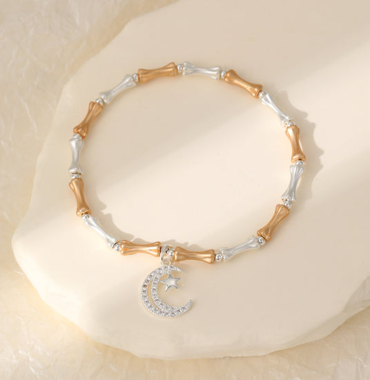 Moon Shine Two Tone Bracelet