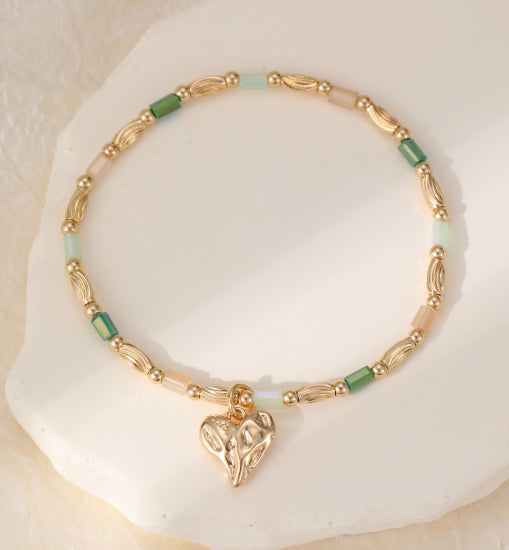 Kiri Heart Bracelet Gold/Multi