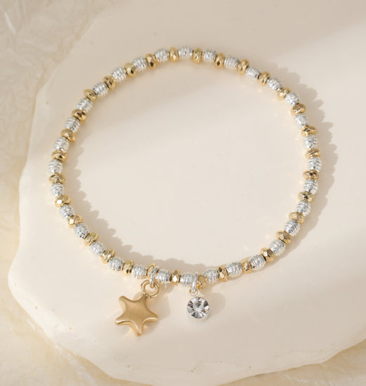 Selma Star Two Tone Bracelet