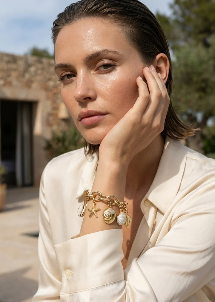 Golden Sunset T-Bar Bracelet