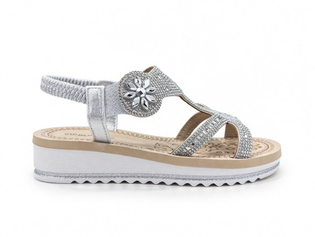 Pietra Diamante Sandals Silver