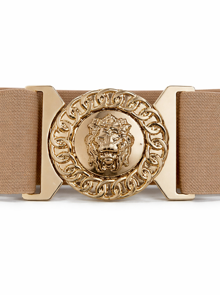 Beige Carmen Circle Belt