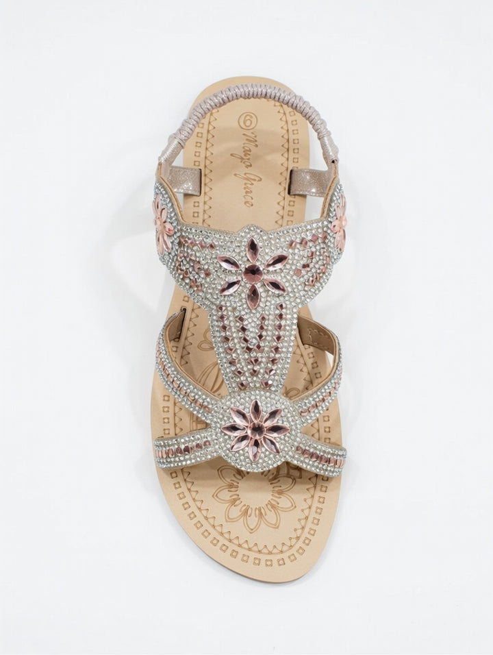 Pietra Diamante Sandals Rose Gold