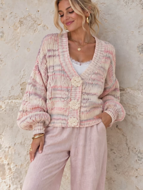 Sweet Blossom Cardigan Pink