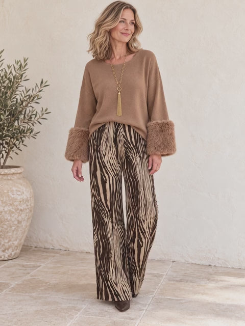 Amalie Luxe Jumper Camel