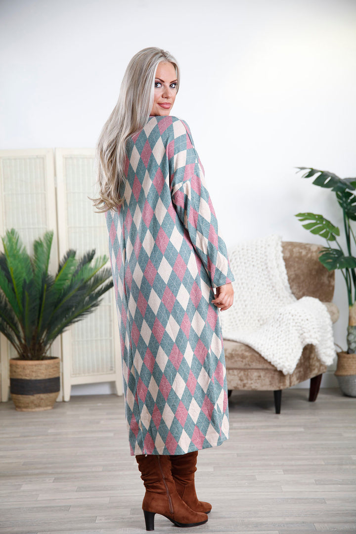 Adelina Argyle Knitted Dress