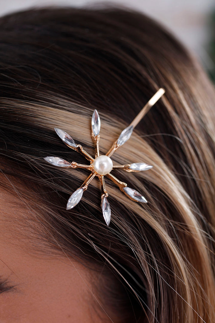 Gold Starburst Hairslide