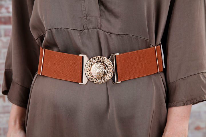 Tan Carmen Circle Belt