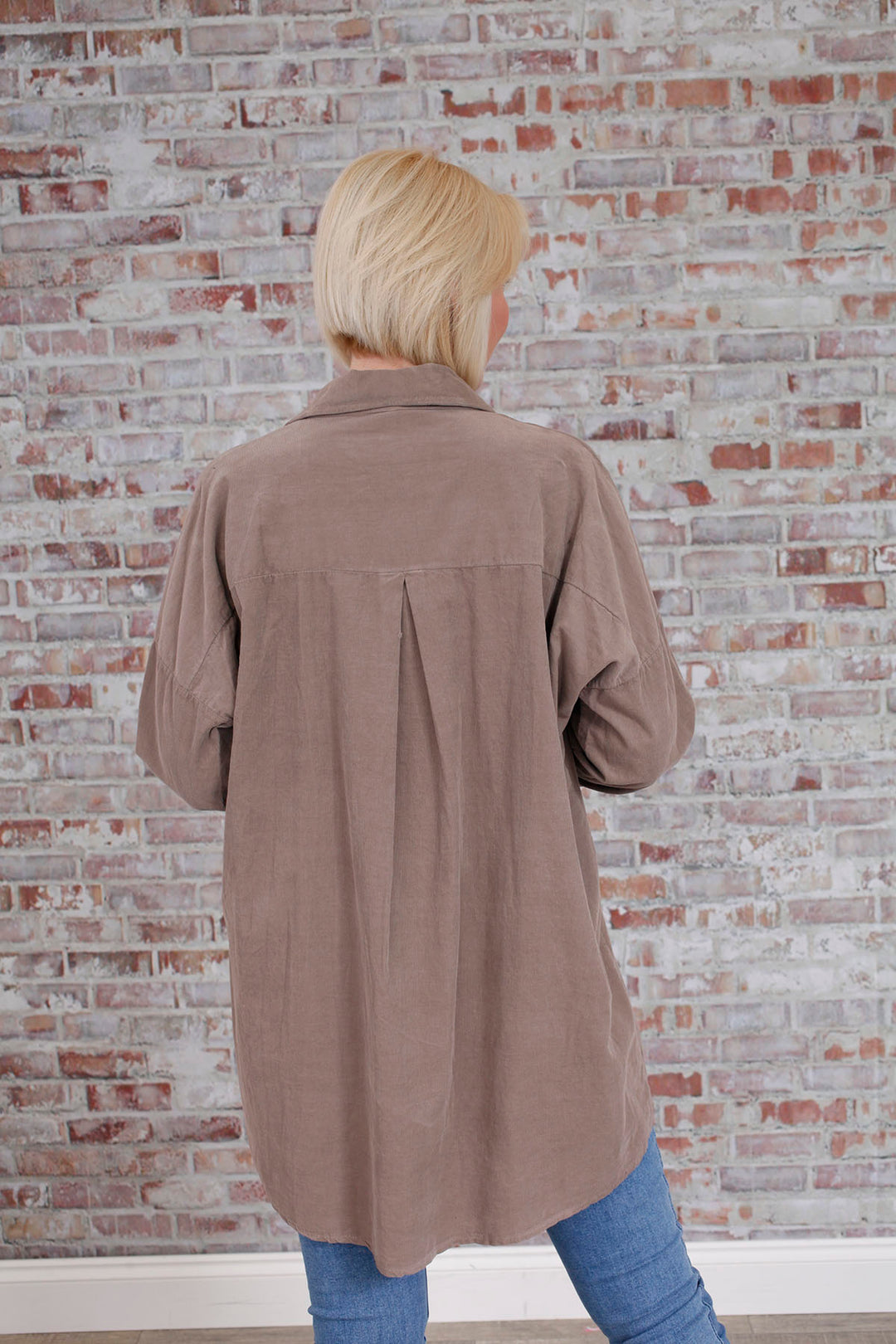 Mocha Connie Cord Shirt