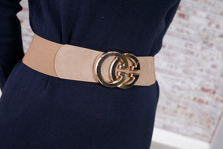 Monogram G Belt Latte/Gold