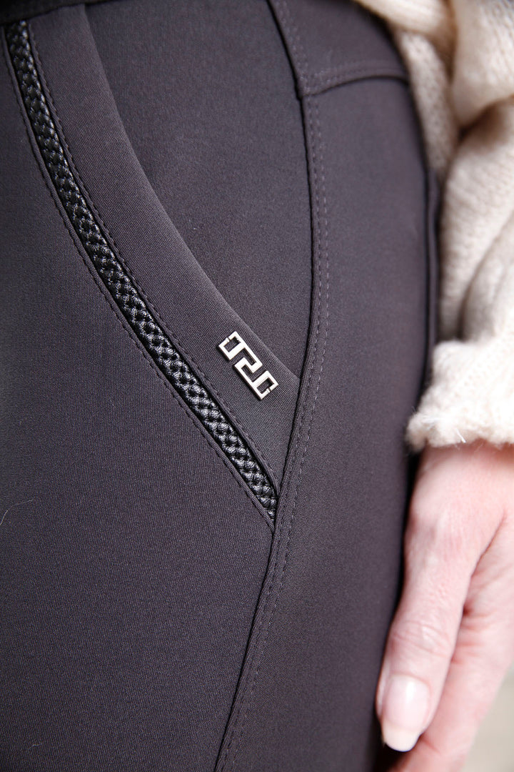 Dark Grey Stretch Treggings