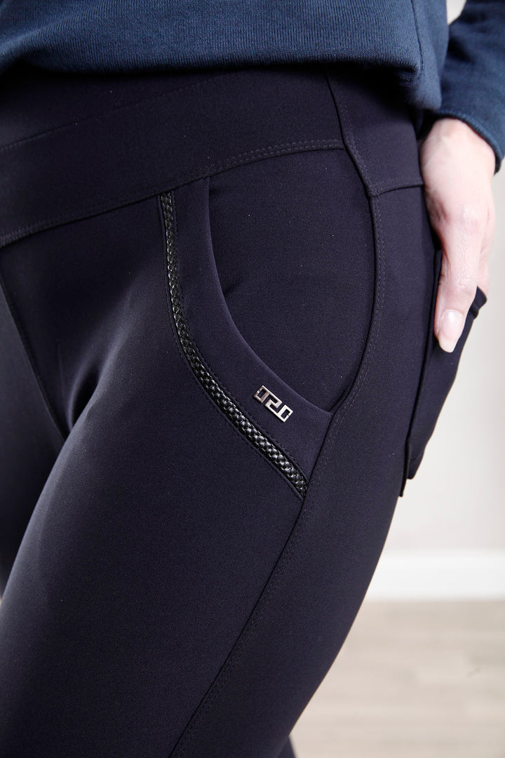 Navy Stretch Treggings