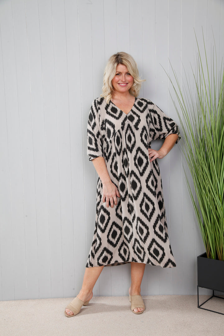 Stone Harley Smock Dress