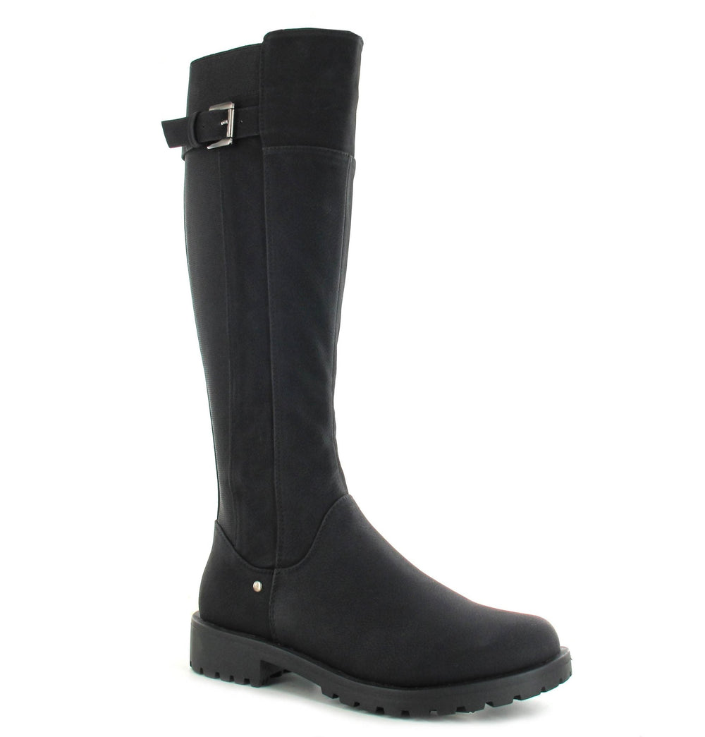 Black Hayley Tall Riding Boots - Goose Island