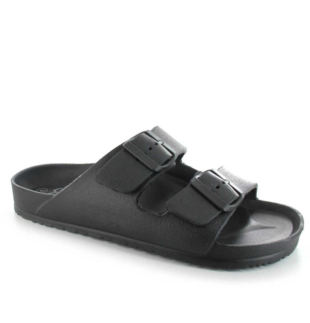Black Shell Sandals - Goose Island