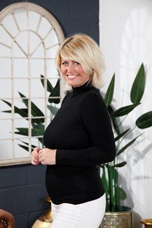 Black Turtleneck Top - Goose Island