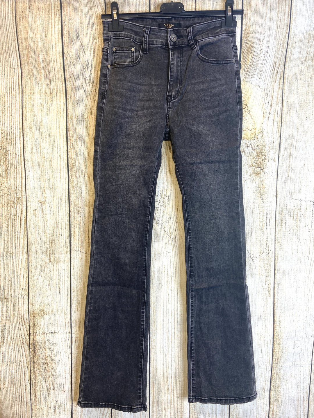 Charcoal Flared Jeans - Goose Island
