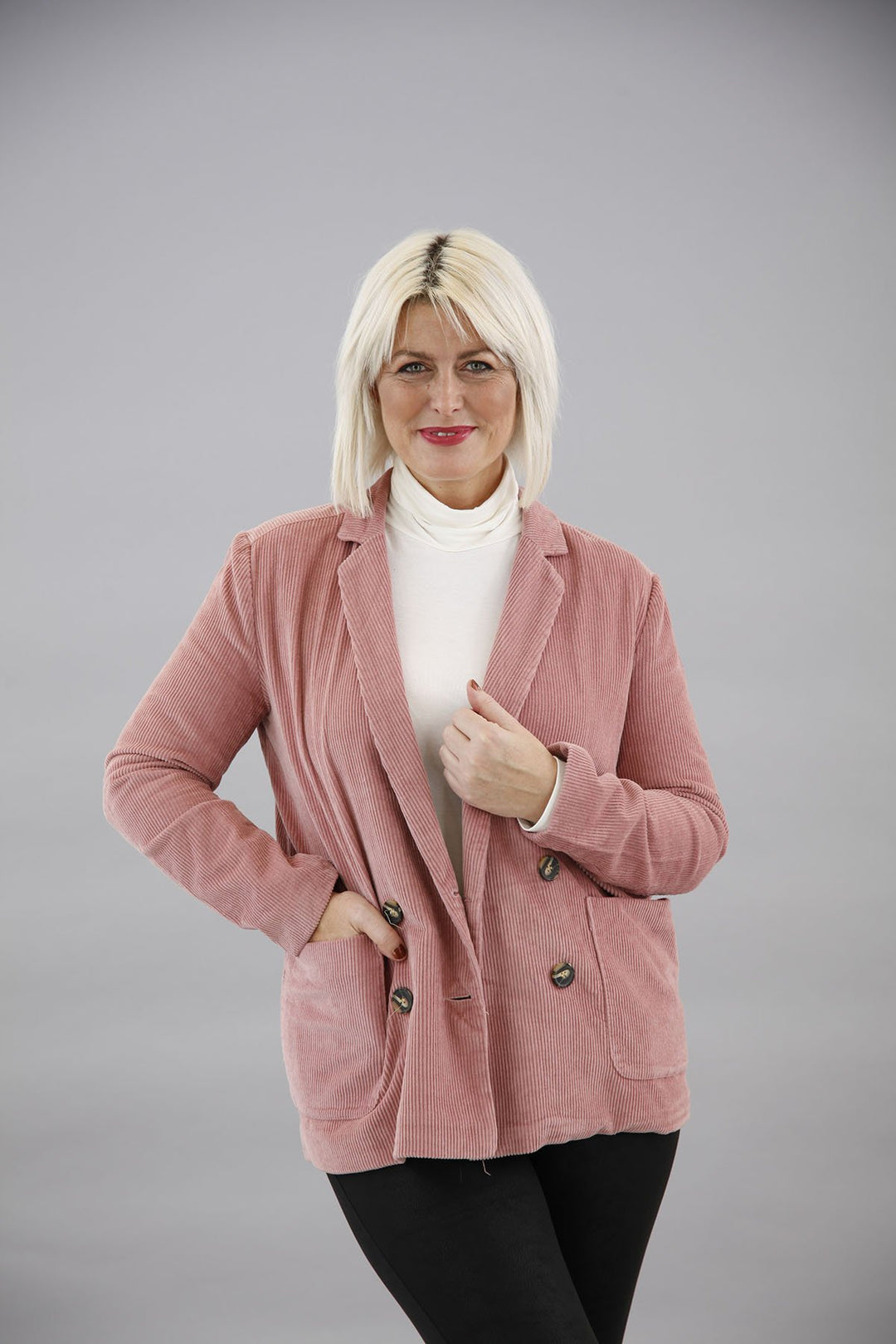 Cord Button Jacket - Goose Island
