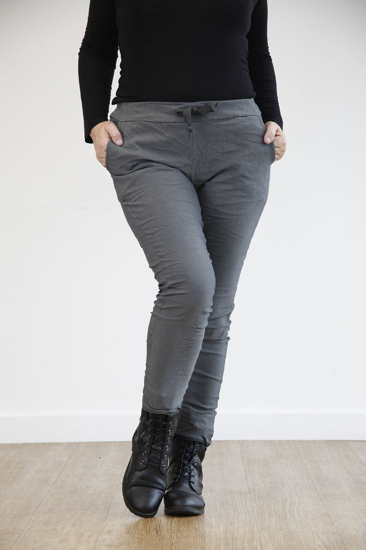 Dark Grey Magic Pants - Goose Island