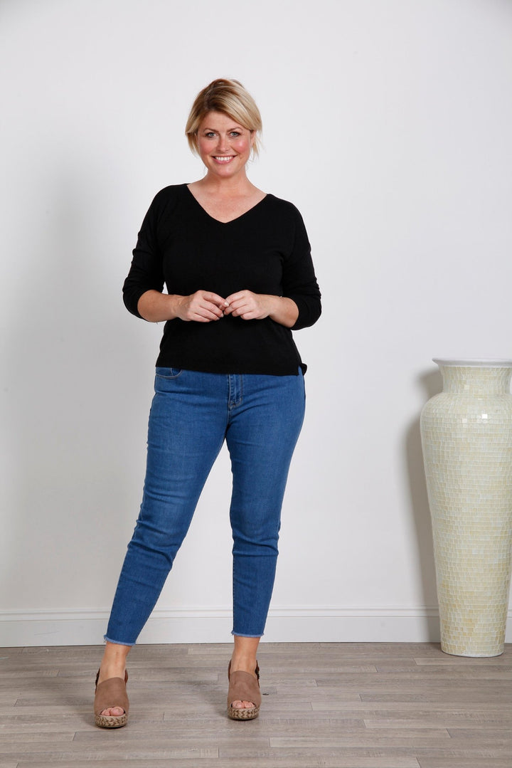 Denim Push Up Jean - Goose Island