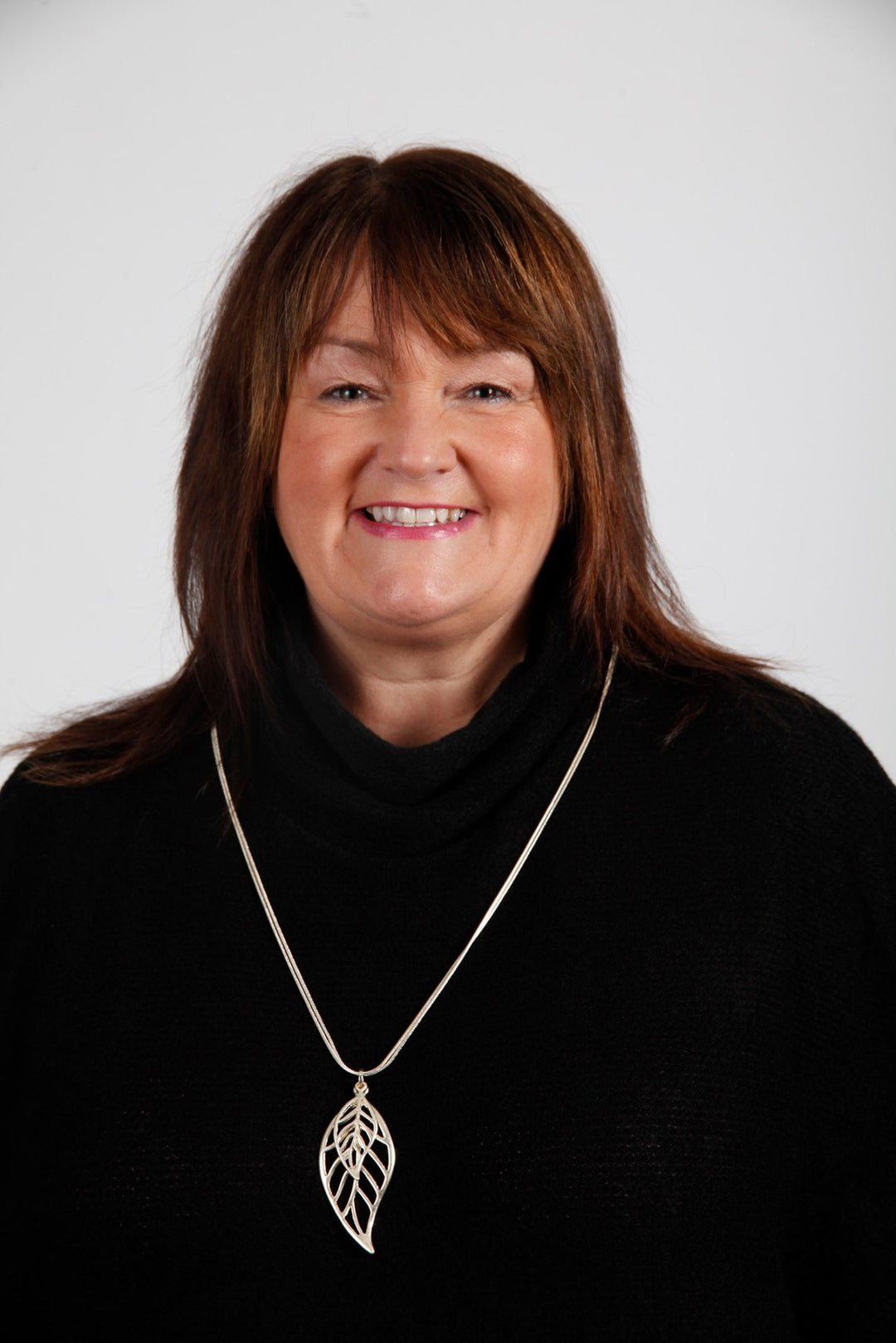 Gold Twin Leaf Pendant Necklace - Goose Island