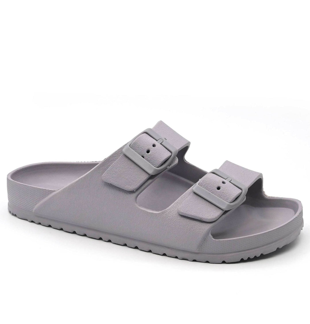 Grey Shell Sandals - Goose Island