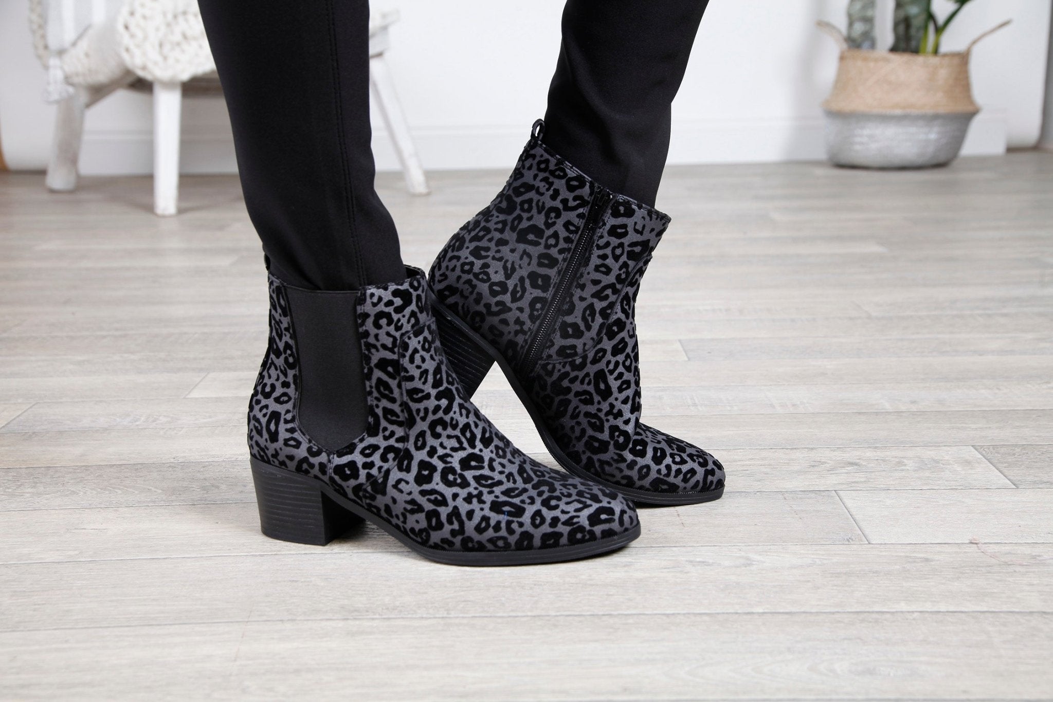 Leopard Print Short Boot Goose Island