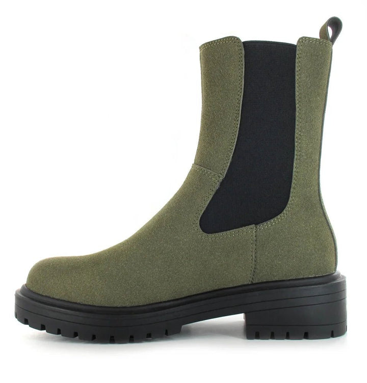 Lucy Olive Chelsea Boots - Goose Island