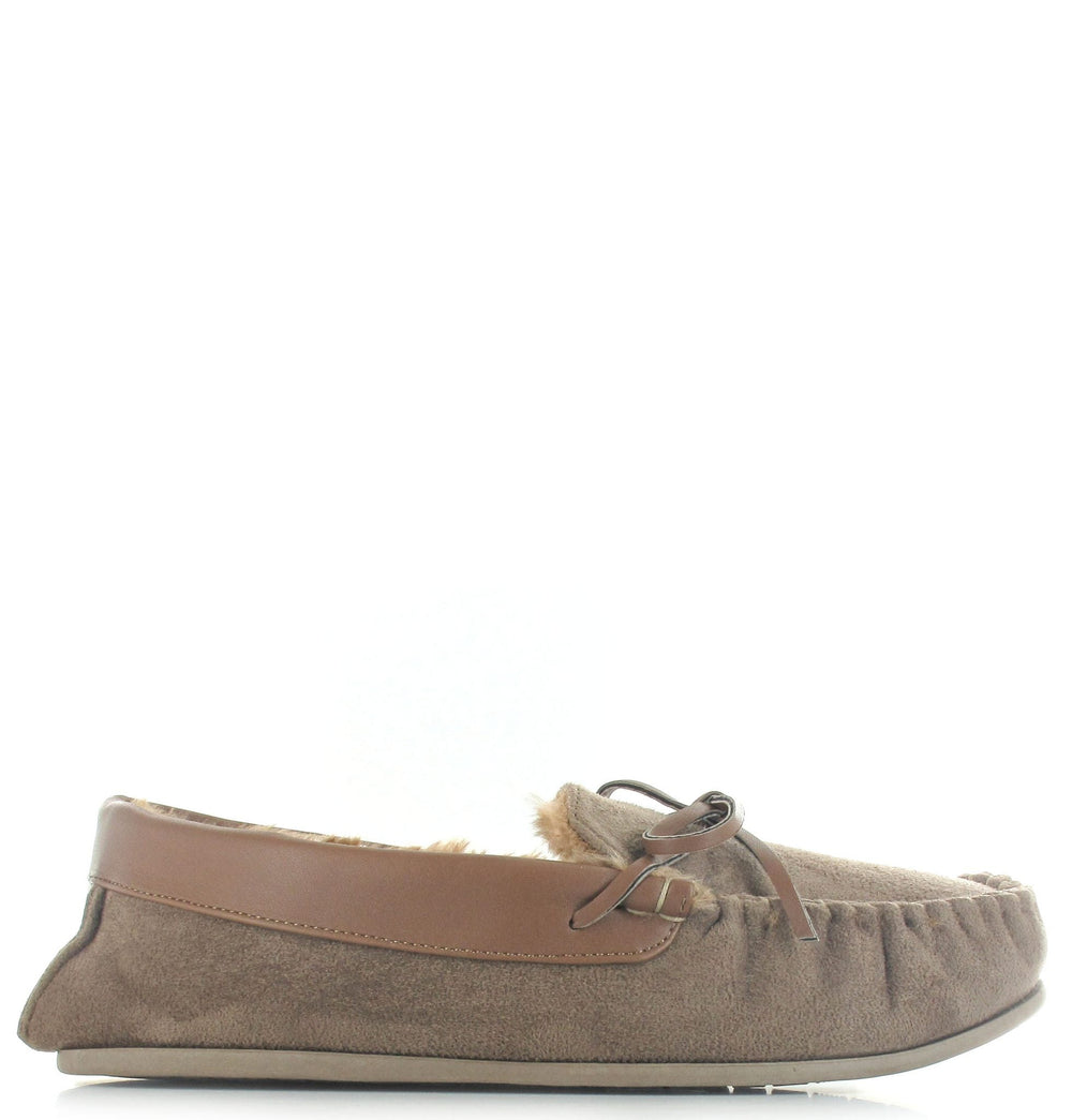 Mocha Clive Moccasin Slippers - Goose Island