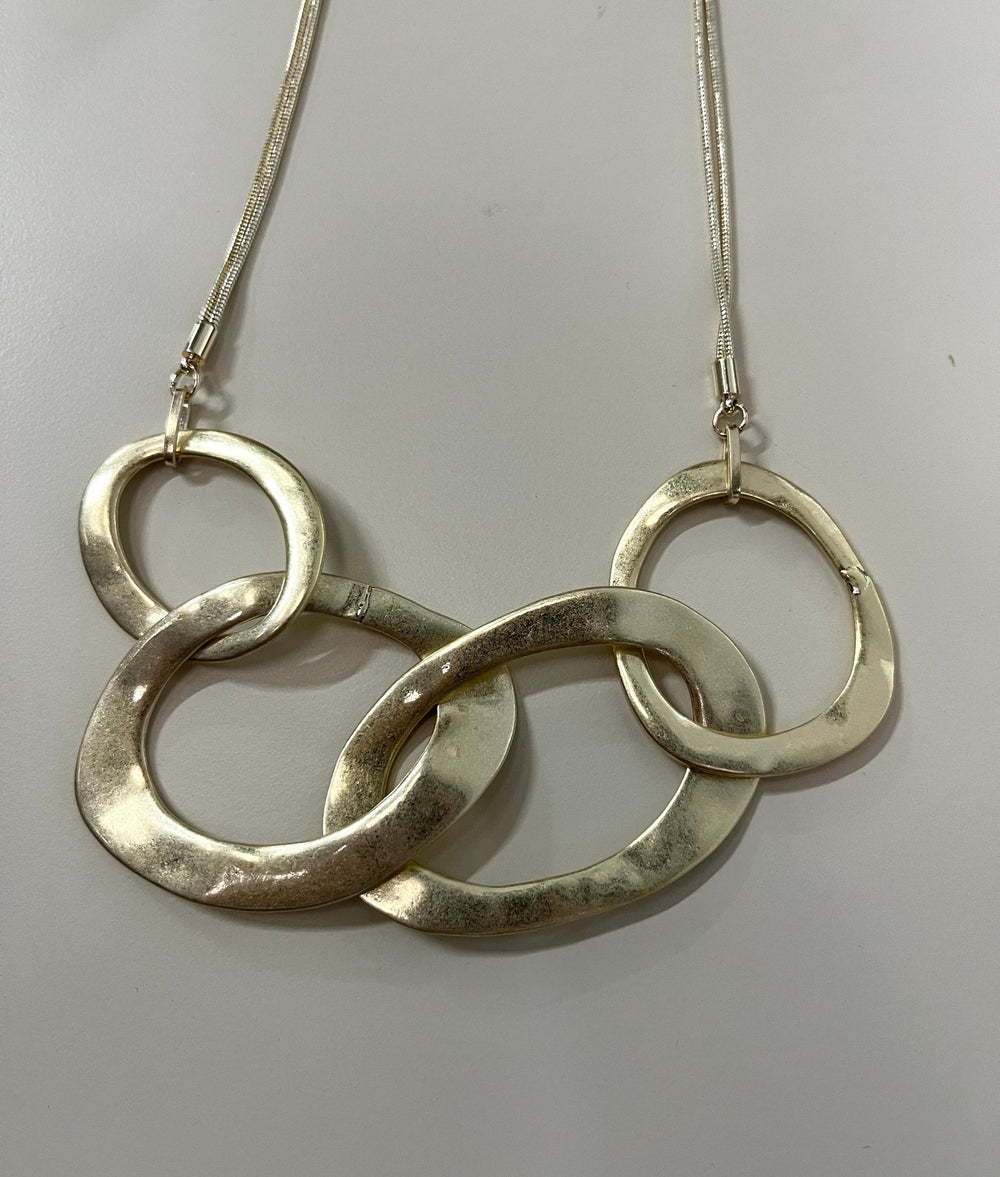 Nina Multi Ring Necklace - Goose Island