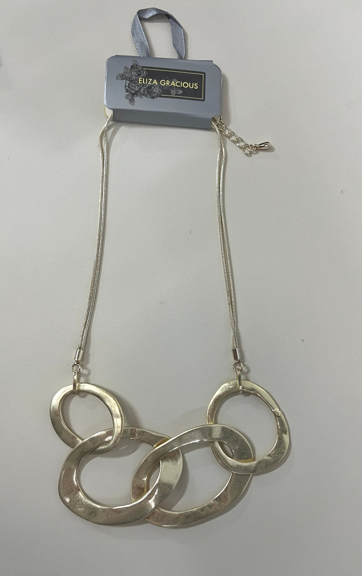 Nina Multi Ring Necklace - Goose Island