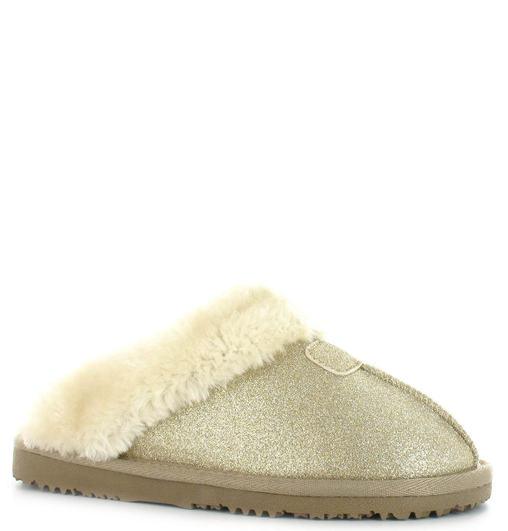 Sparkle Gold Slippers - Goose Island